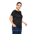 2021 Hochwertige atmungsaktive Fitnessstudio-Fitnessstudio-Frauen Kurzärmel-Mesh Yoga Top Workout Fitness Fitnesssport T-Shirt